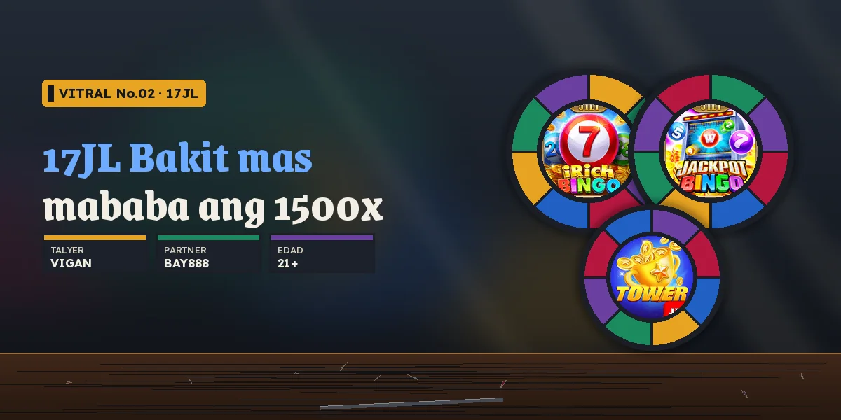 Header ng 17JL iRich Bingo at Jackpot Bingo na magkatabi sa paghahambing